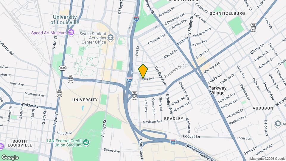 508 Lilly Ave Map and Location Details