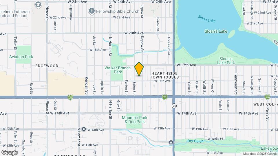 5631 W 16th Ave Map and Location Details