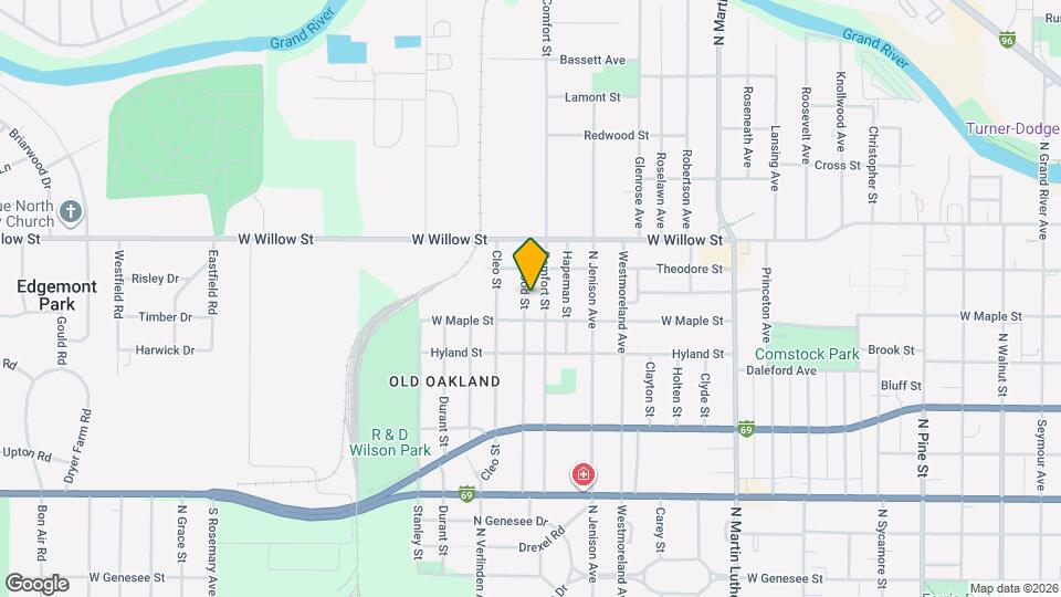 1118 Cawood St Map and Location Details