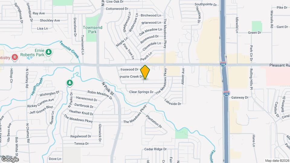 1001 Hunters Creek Dr Map and Location Details