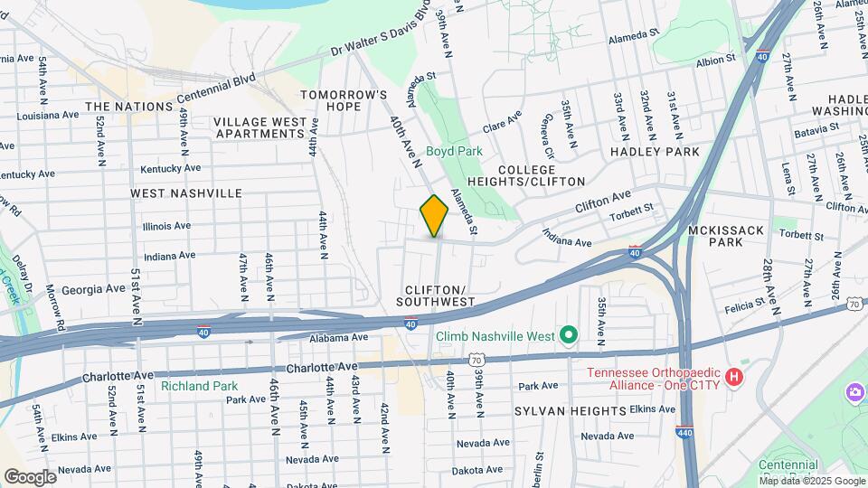 4017 Indiana Ave Map and Location Details