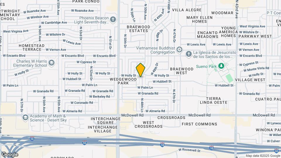 2028 N 48th Ln Map and Location Details