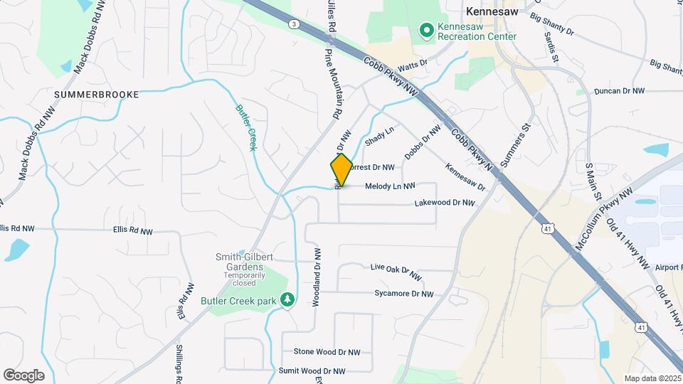 2518 Ridgecrest Dr NW Map and Location Details