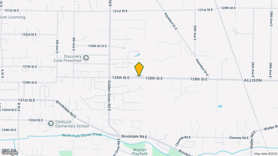 2204 166th St Ct E Map and Location Details