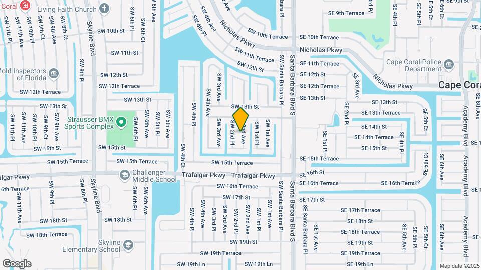 1406 SW 2nd Ave Map and Location Details
