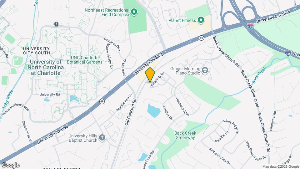 10343 Bunclody Dr Map and Location Details