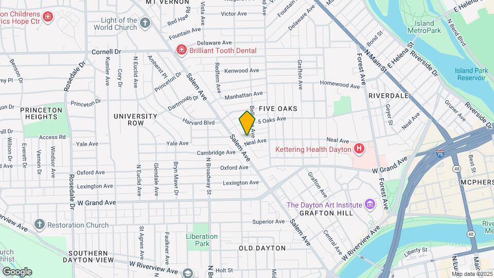 905 Neal Ave Map and Location Details