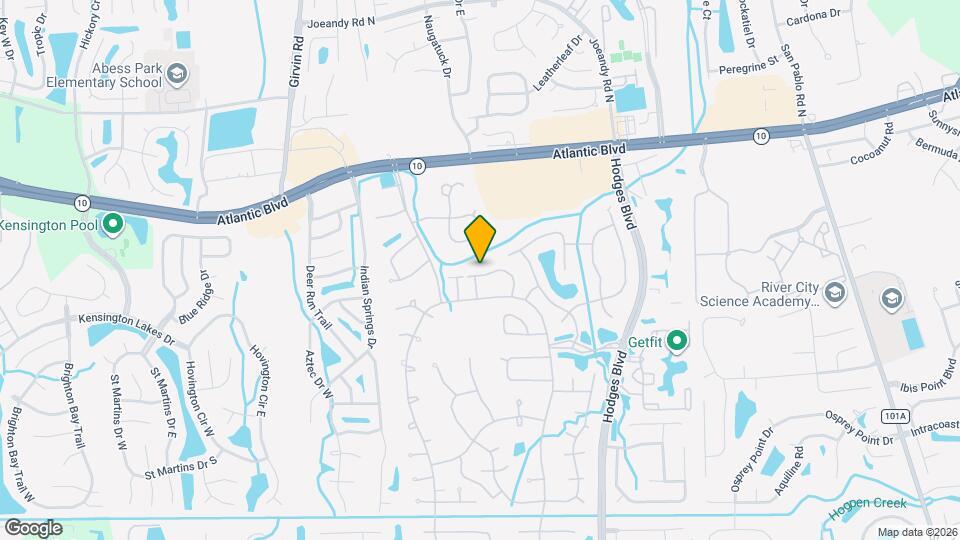 13009 Bent Pine Ct E Map and Location Details
