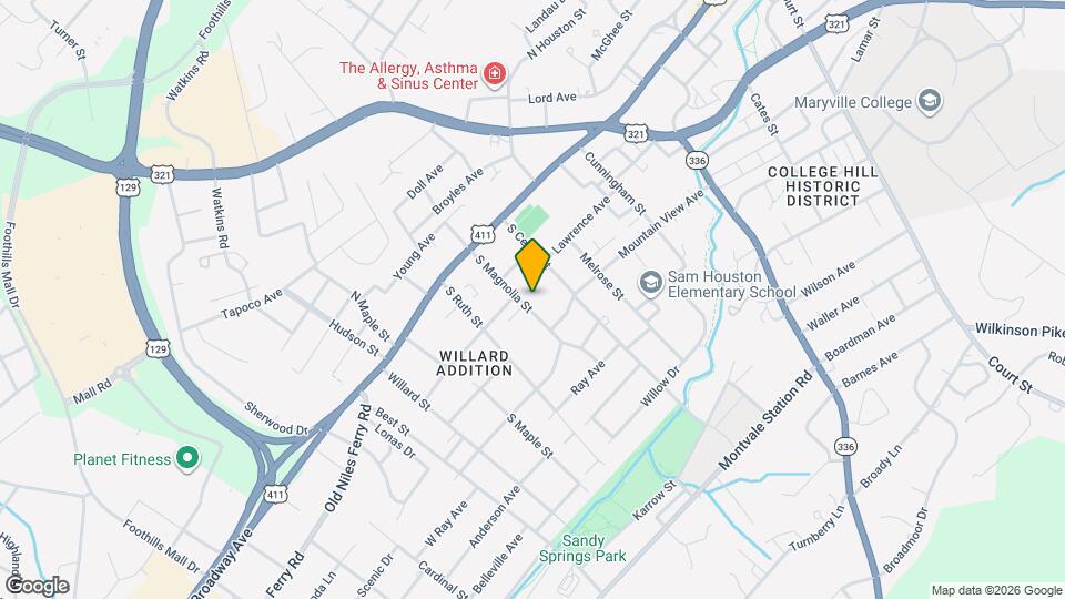 218 S Magnolia St Map and Location Details