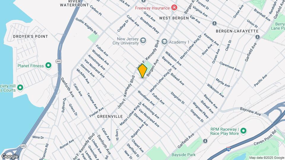 81 Bergen Ave Mapa y Detalles de la Ubicación