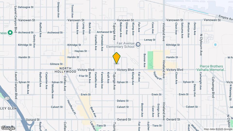 6410 Tujunga Ave Map and Location Details