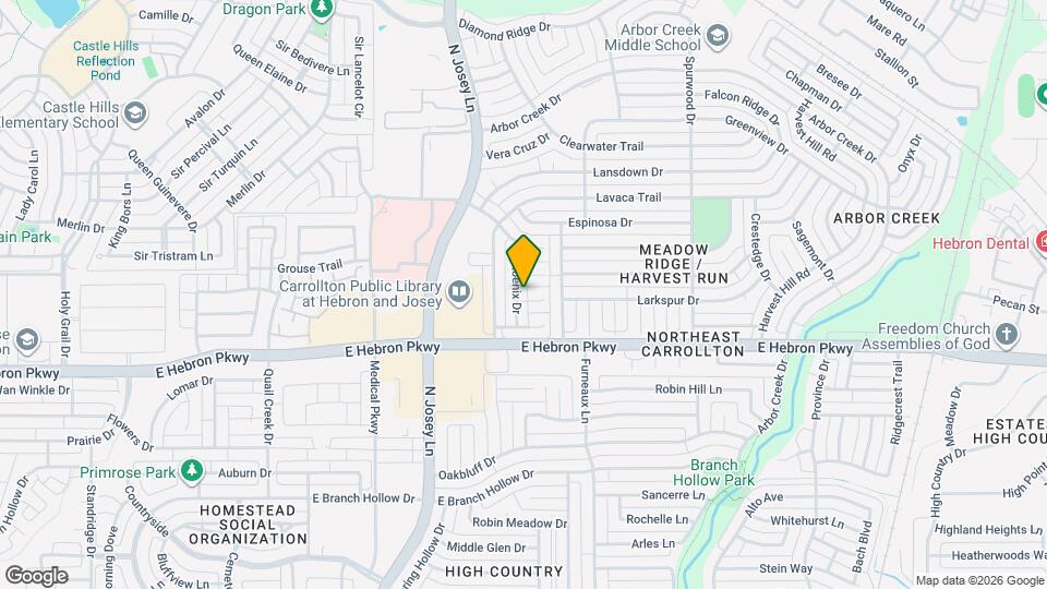 4216 Phoenix Dr Map and Location Details