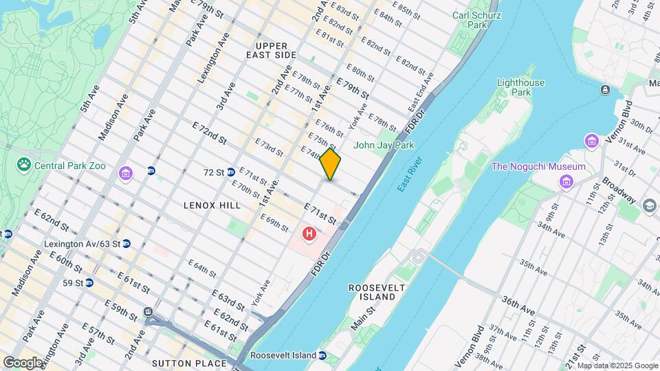 502 East 73rd Street Map and Location Details