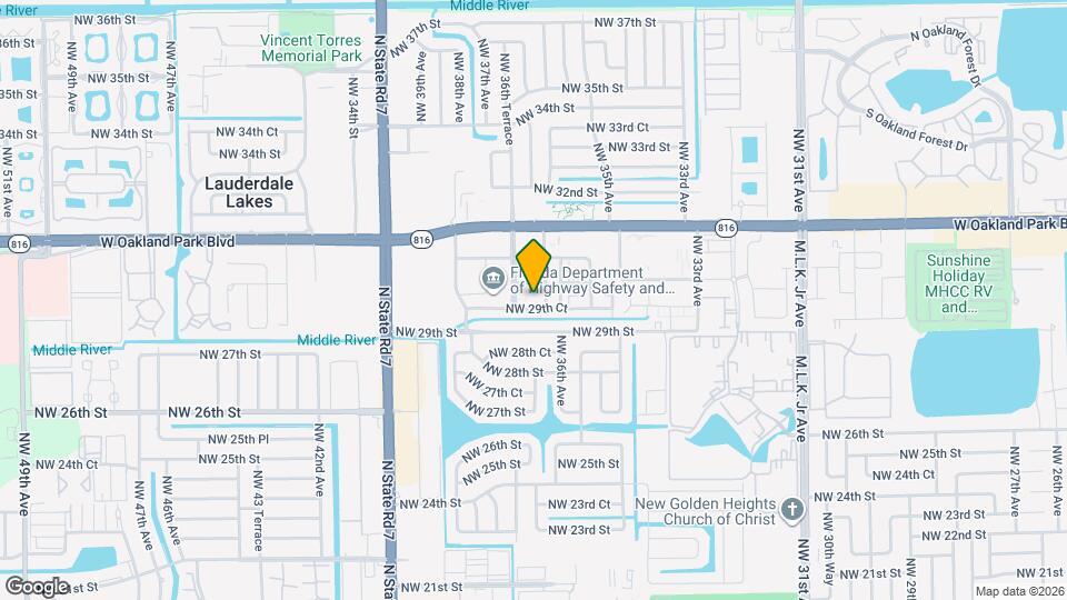 2991 NW 36th Way Map and Location Details