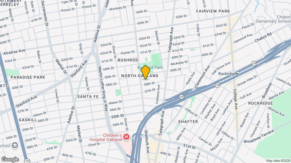 588 58th St Map and Location Details