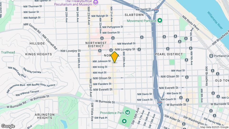 710 NW 21st Ave-Unit -#B Map and Location Details