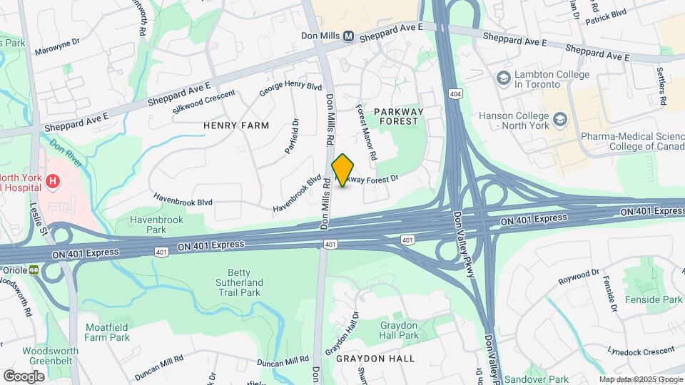 5 Parkway Forest Drive Map and Location Details