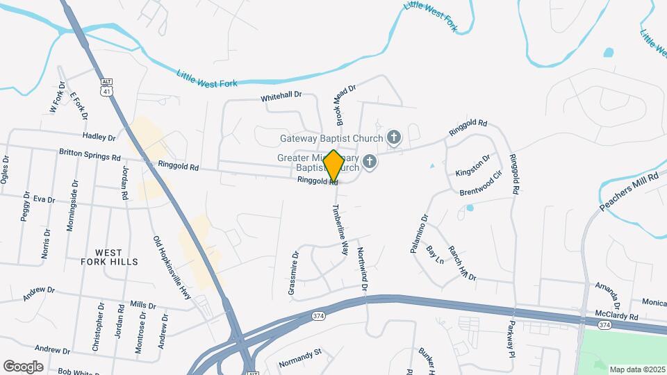 1996 Timberline Way Map and Location Details