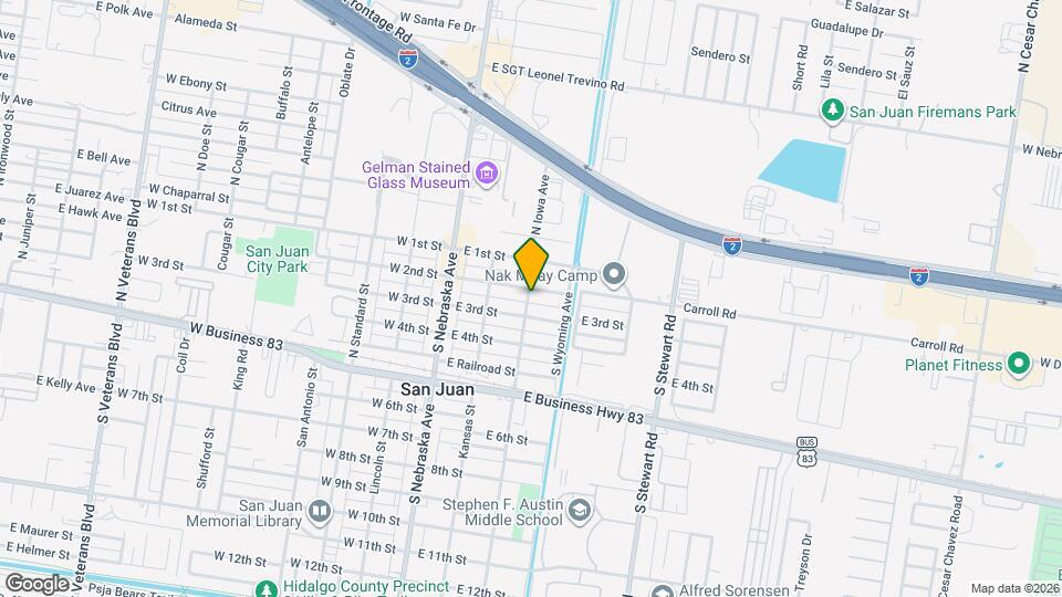 233 S Iowa St Map and Location Details