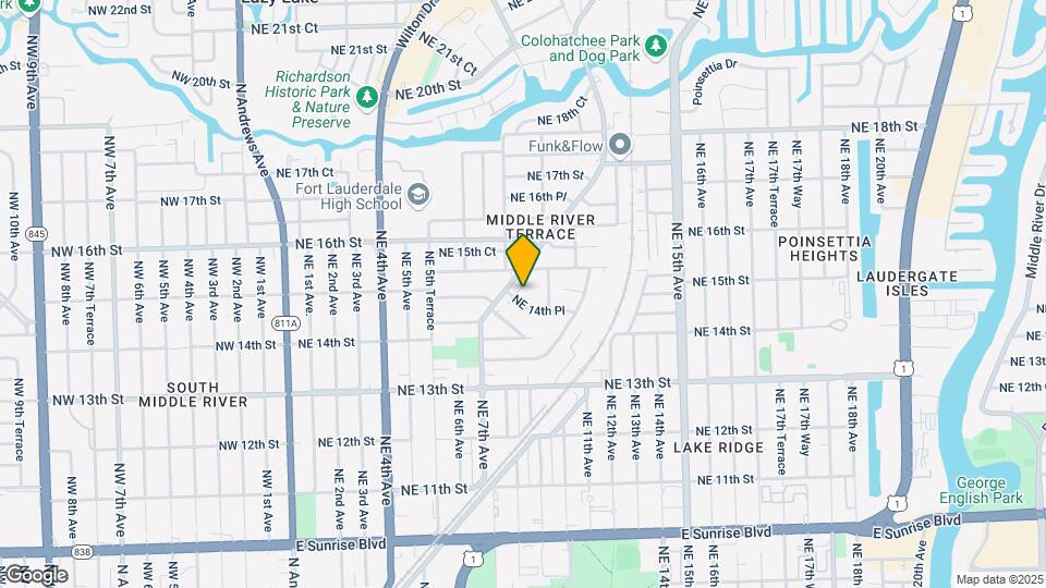 811 NE 14th Pl Mapa y Detalles de la Ubicación