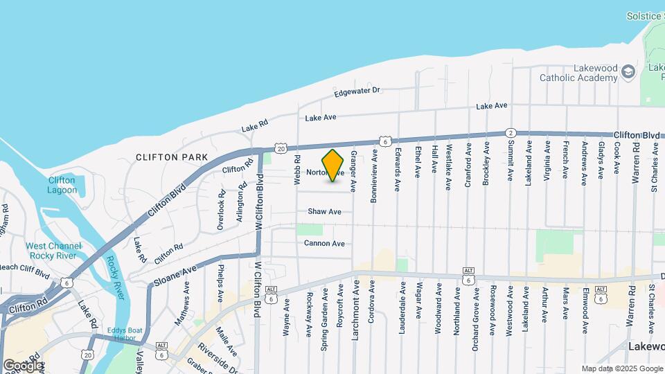 17430 Woodford Ave Mapa y Detalles de la Ubicación