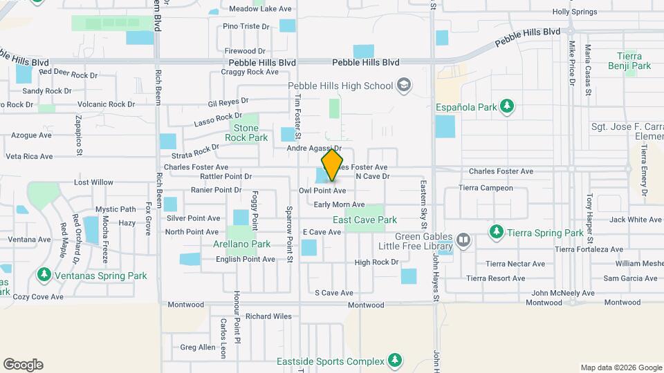 14319 Owl Point Ave Map and Location Details