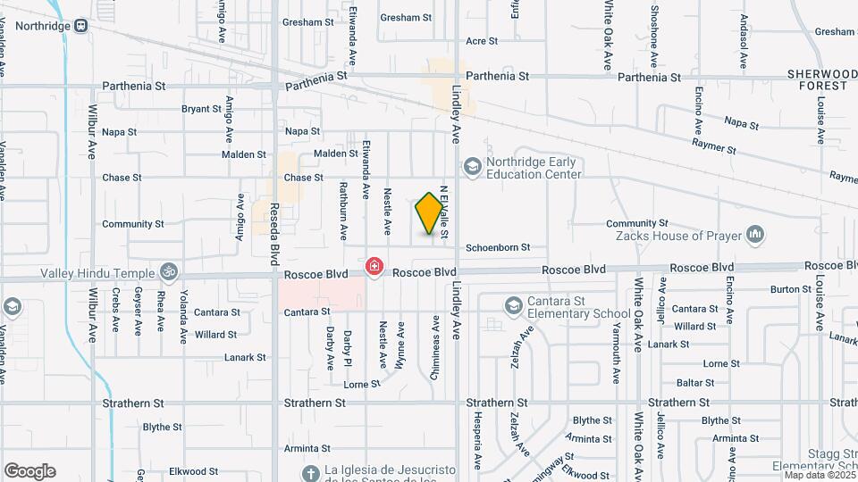 18135 Schoenborn St Mapa y Detalles de la Ubicación