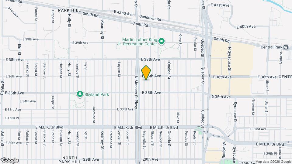 3564 Magnolia St Map and Location Details