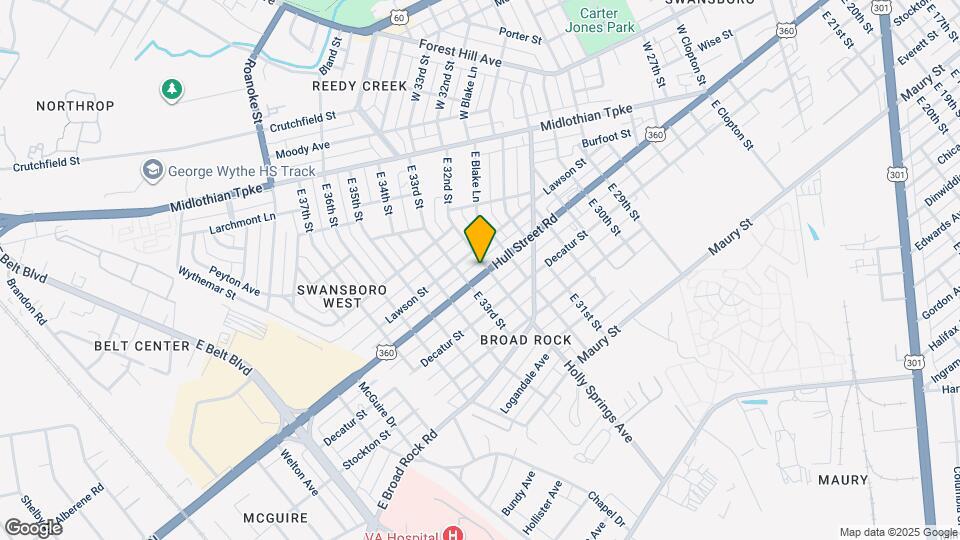 3205 Hull Street Rd Map and Location Details