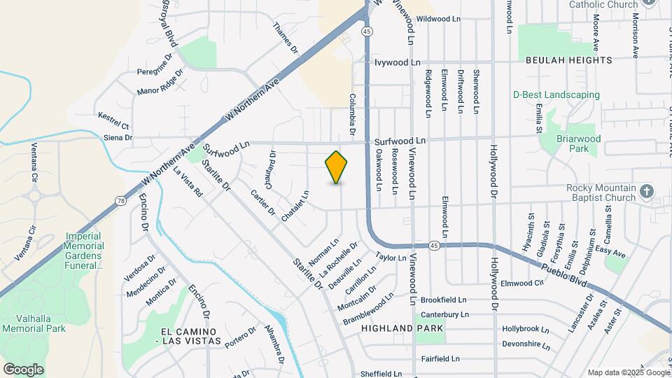 2127 Norman Ln Map and Location Details