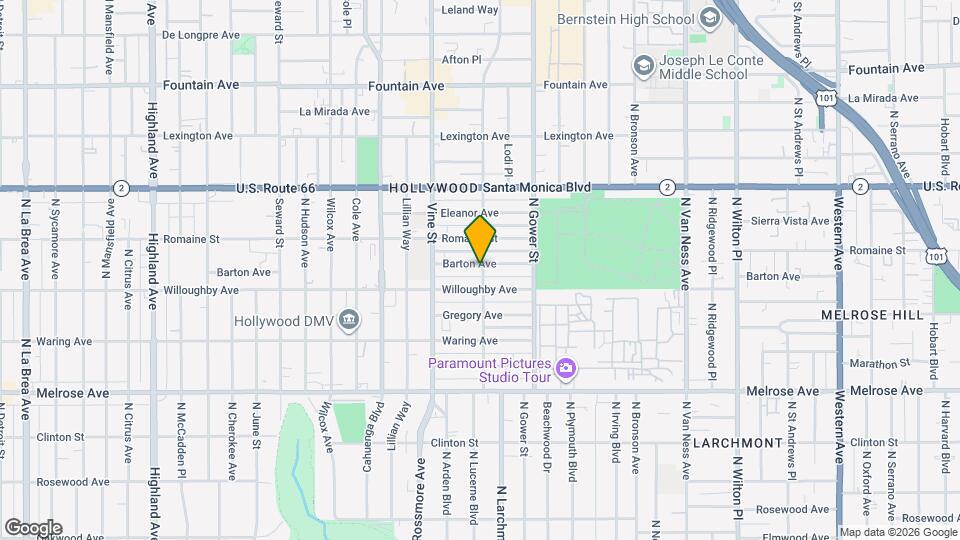 6002 Barton Ave Mapa y Detalles de la Ubicación