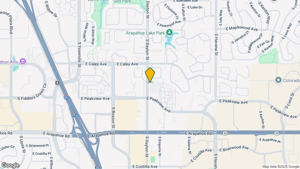 6400 S Dayton St Map and Location Details