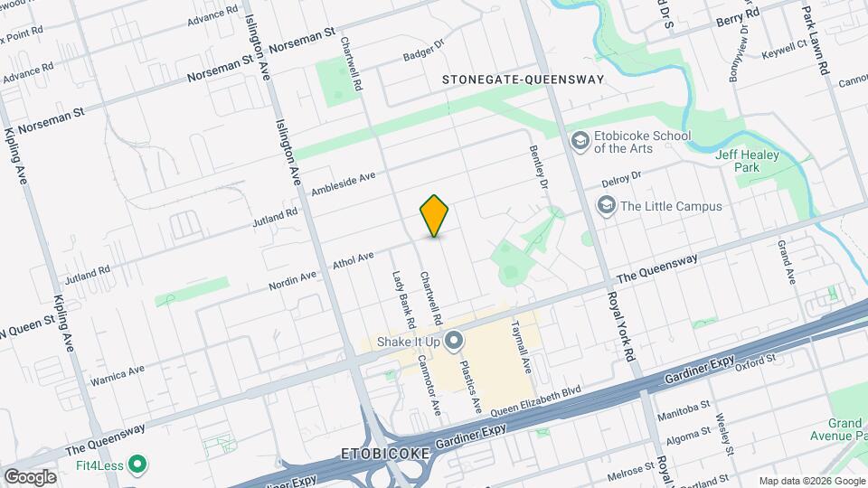 36 Ashmore Ave Map and Location Details