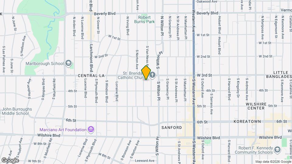 320 Westminster Ave Map and Location Details
