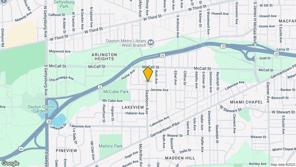 464-466 Dearborn Ave Map and Location Details