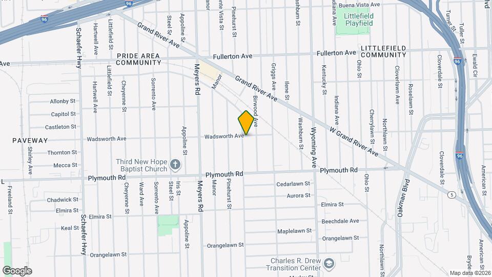 11744 Mendota St Map and Location Details