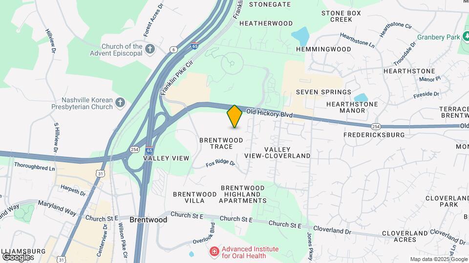 5750 Brentwood Trace Map and Location Details