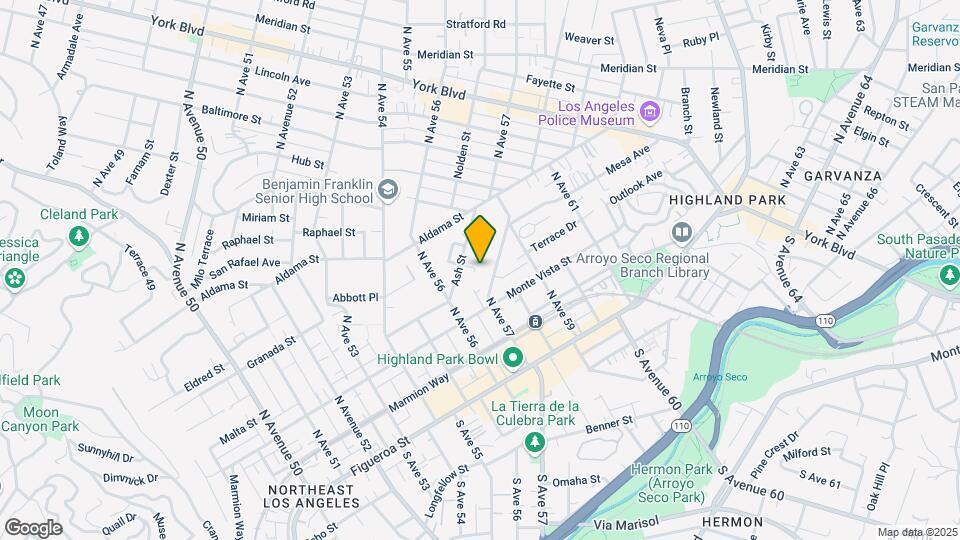 336-342 N Avenue 57 Mapa y Detalles de la Ubicación