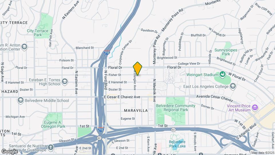 4710 Fisher St Map and Location Details