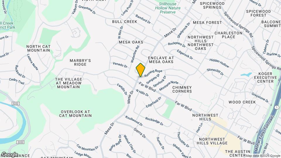 7103 Mesa Dr Map and Location Details