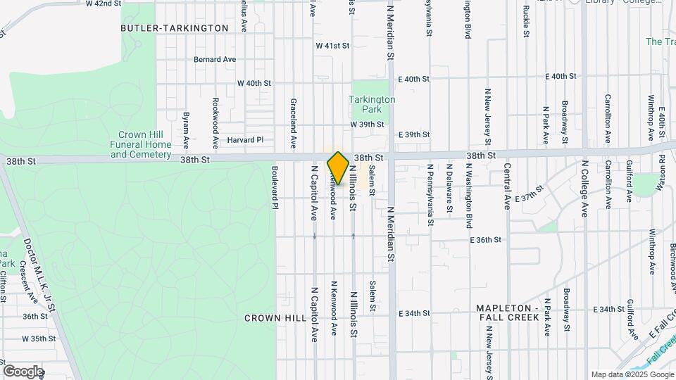 3709 N Kenwood Ave Map and Location Details