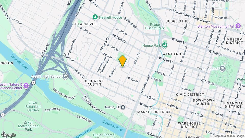 1214 W 8th St Map and Location Details