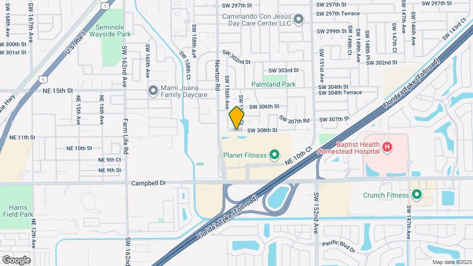 15550 SW 308th St Map and Location Details