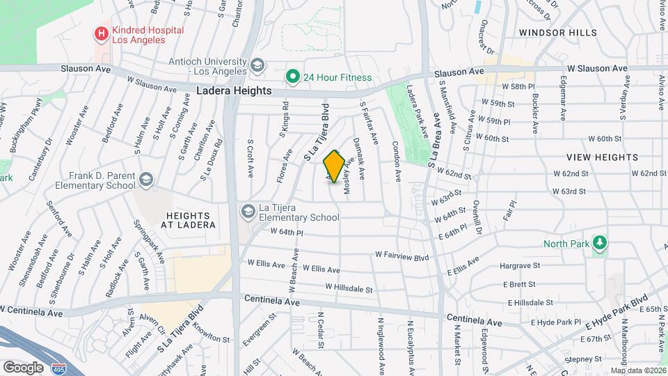 6242 Acacia St Map and Location Details