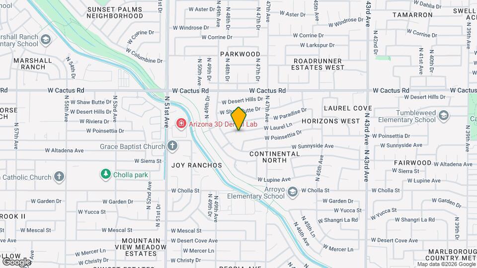 4809 W Laurel Ln Map and Location Details