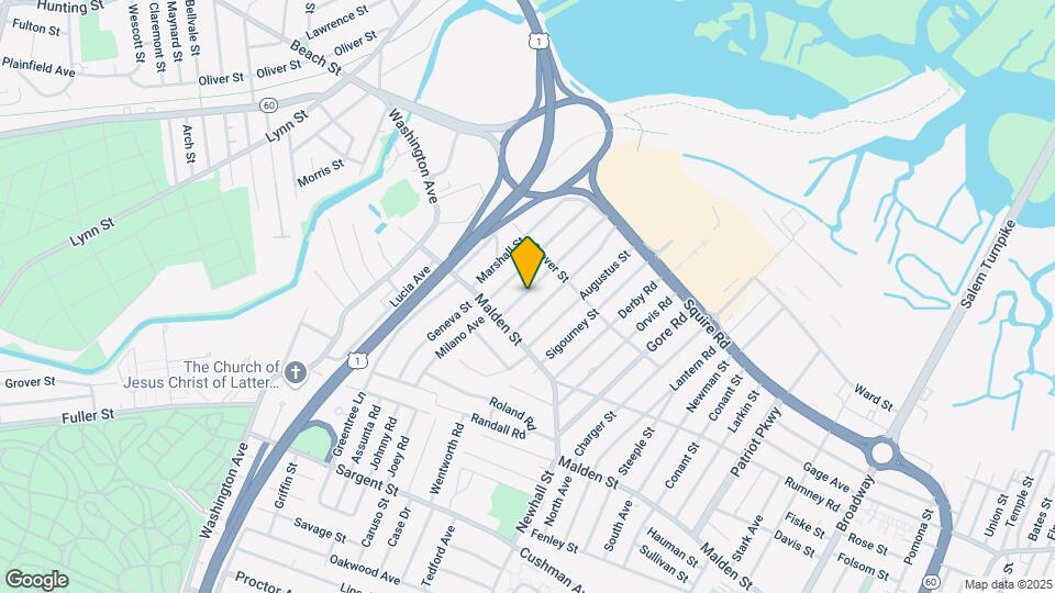 35 Pemberton St-Unit -1 Map and Location Details