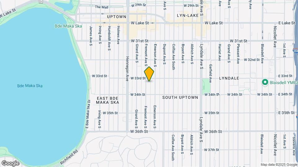 3317 Fremont Ave S Mapa y Detalles de la Ubicación