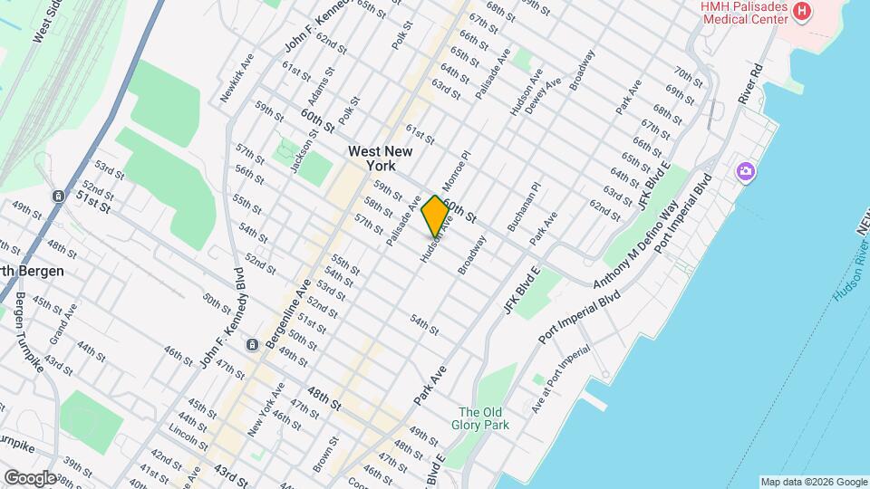 305 58th St, Unit 2 Map and Location Details