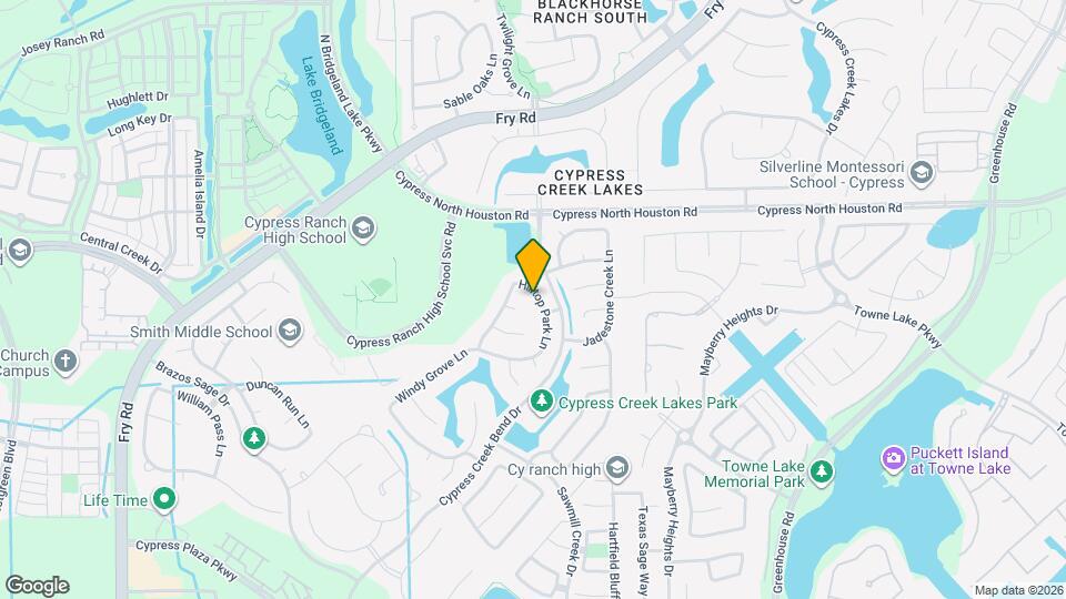 11019 Hilltop Park Ln Map and Location Details