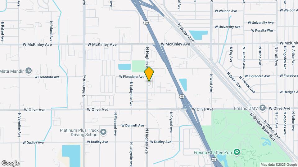 Fresno Mobile Home Park Map and Location Details